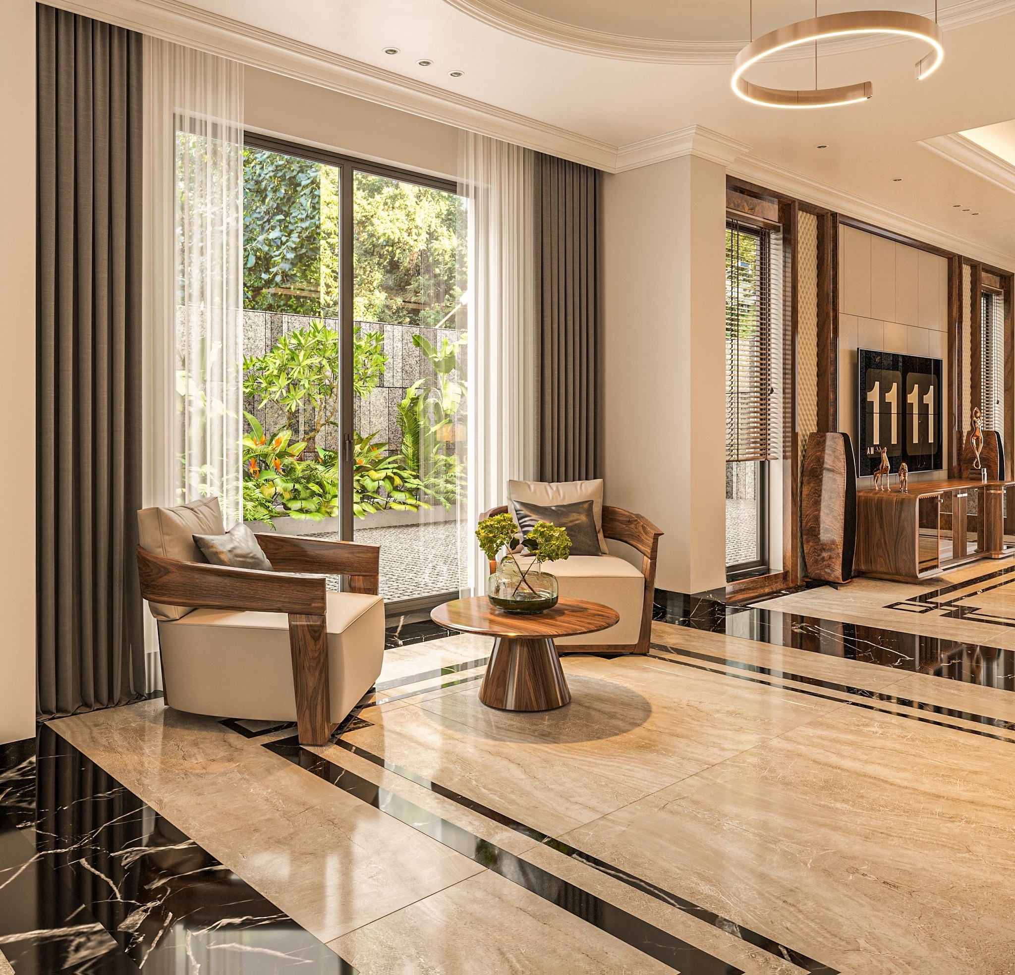 Ghế sofa gỗ đẹp hiện đại